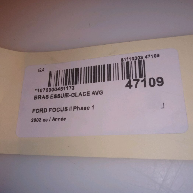 Bras essuie-glace avant gauche occasion FORD FOCUS II Phase 1 09-2004->12-2007 1064744 4