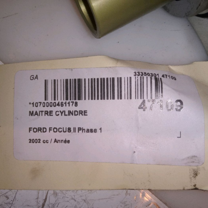 Maitre cylindre occasion FORD FOCUS II Phase 1 09-2004->12-2007 1144620 5