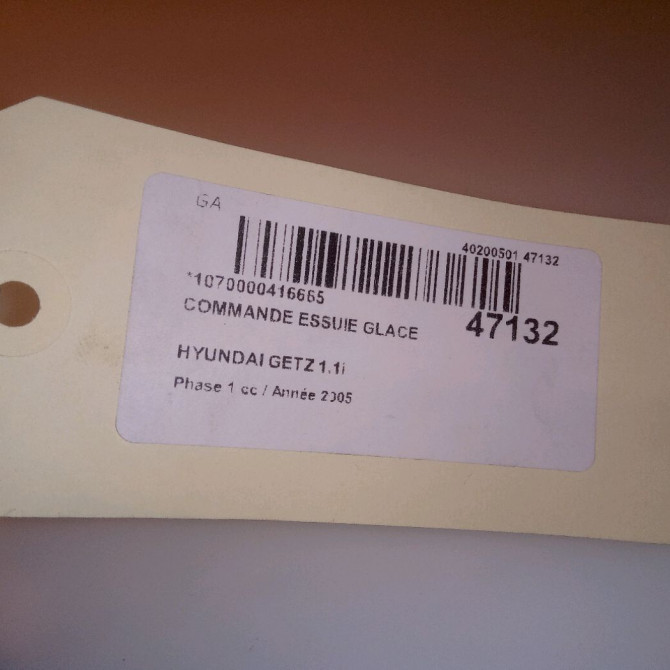Commande essuie glace occasion HYUNDAI GETZ Phase 1 09-2002->11-2005 1.1i 934201C030 6