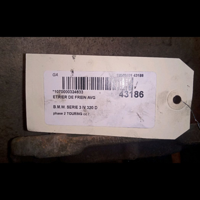 Etrier de frein avant gauche occasion B.M.W. SERIE 3 IV Phase 1 04-1995->04-1999 320 D 150ch 34116758113 3