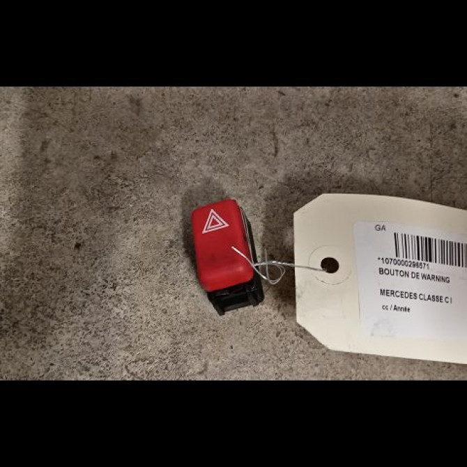 Bouton de warning occasion MERCEDES CLASSE C I 1