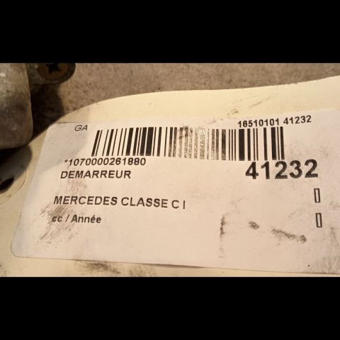 Démarreur occasion MERCEDES CLASSE C I 4
