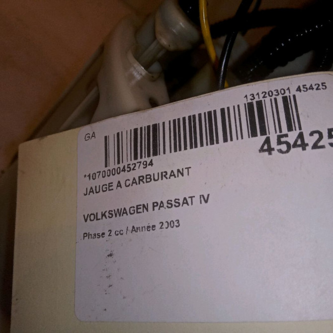 Jauge a carburant occasion VOLKSWAGEN PASSAT IV Phase 2 10-2000->03-2005 1.9 TDI 130ch 5