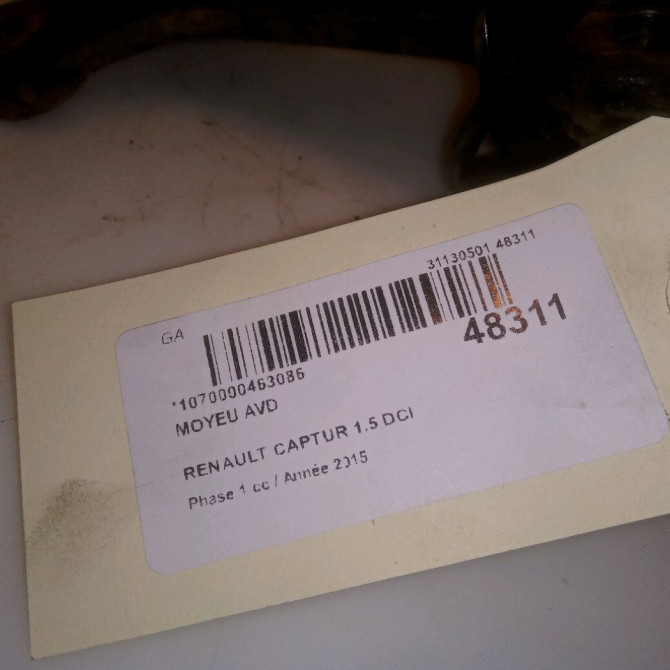 Moyeu avd occasion  8200308650 4