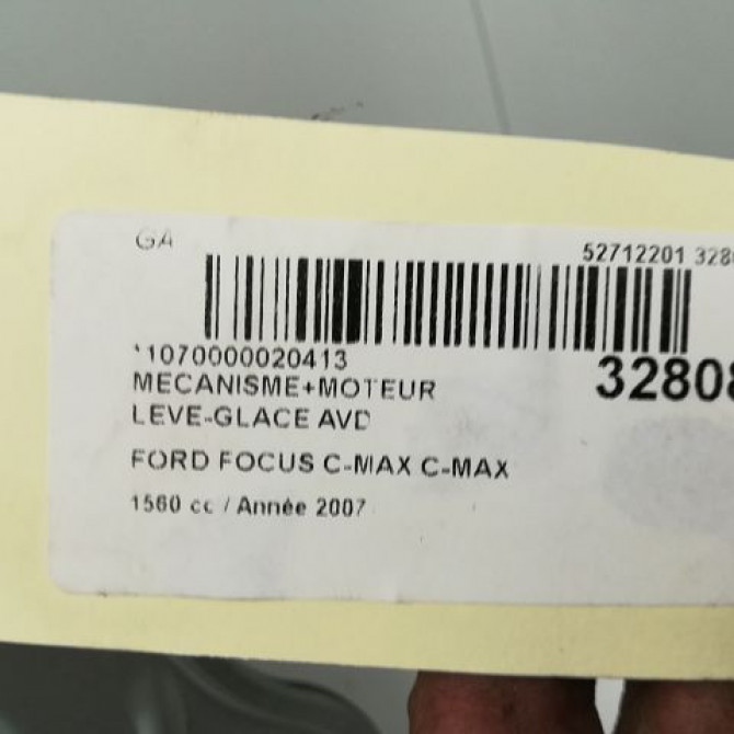 Mecanisme + moteur lève-glace avant droit occasion FORD CMAX I Phase 2 03-2007->09-2010 1.6 TDCI 16v 90ch 1738646 4