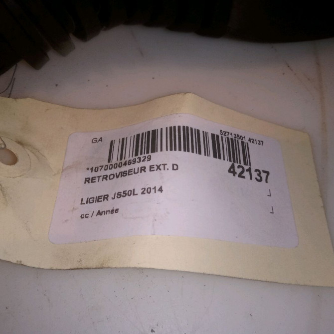 Retroviseur exterieur manuel droit occasion LIGIER JS50L 4