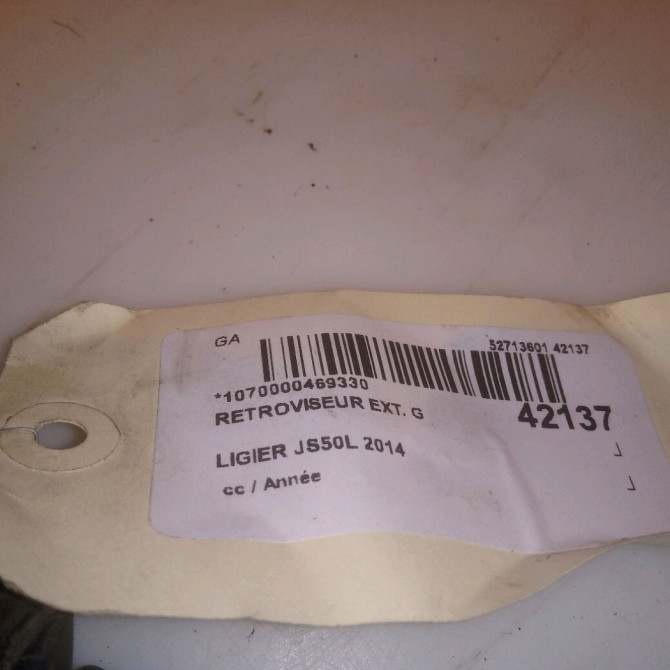 Retroviseur exterieur gauche occasion LIGIER JS50L 4