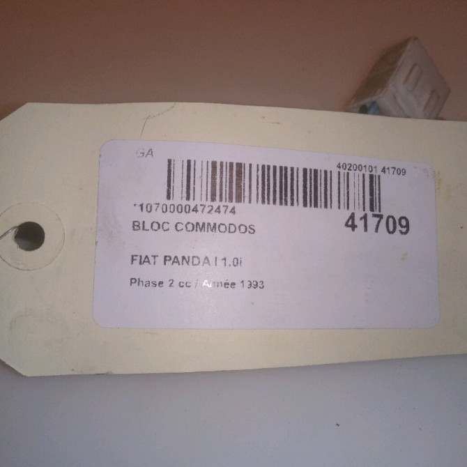 Bloc commodos occasion FIAT PANDA I Phase 2 03-1986->09-2003 1.0i 7