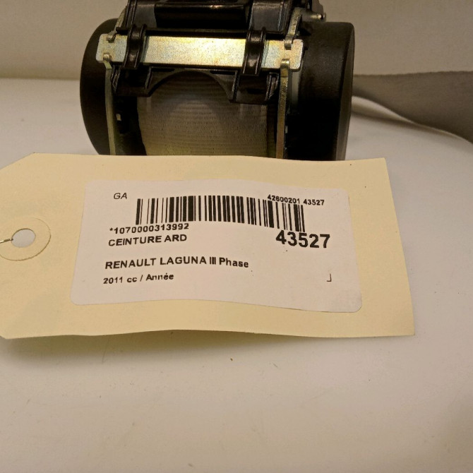 Ceinture arrière droite occasion RENAULT LAGUNA III Phase 2 11-2010->03-2013 1.5 DCI 8v 110ch 888401769R 5