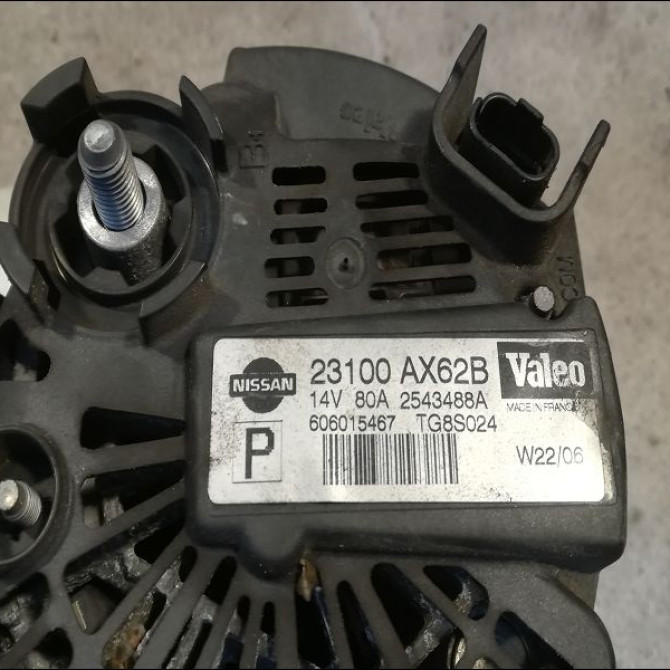 Alternateur occasion NISSAN MICRA III Phase 3 11-2007->11-2010 1.4i 88ch 23100AX62B 3