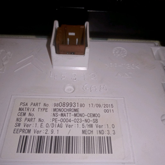 Compteur occasion PEUGEOT 5008 I phase 2 09-2013->... 1.6 HDI 120ch 9805170680 6