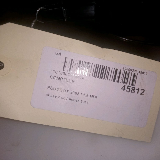 Compteur occasion PEUGEOT 5008 I phase 2 09-2013->... 1.6 HDI 120ch 9805170680 7