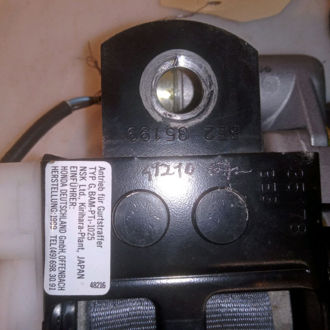 Ceinture avant droite occasion HONDA CR-V I Phase 1 05-1997->10-2002 2.0i 147ch 81450S10G03ZA 5