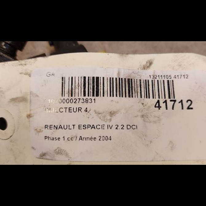 occasion RENAULT ESPACE IV Phase 1 09-2002->03-2006 2.2 DCI 150ch 8201043626 3