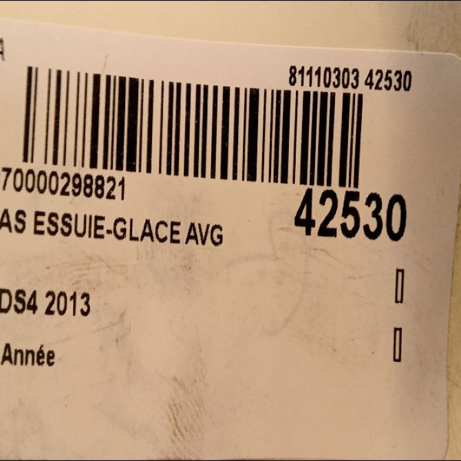 Bras essuie-glace avant gauche occasion DS 146 Phase 1 04-1995->04-1999 2.0 HDI 135ch 6429JE 2