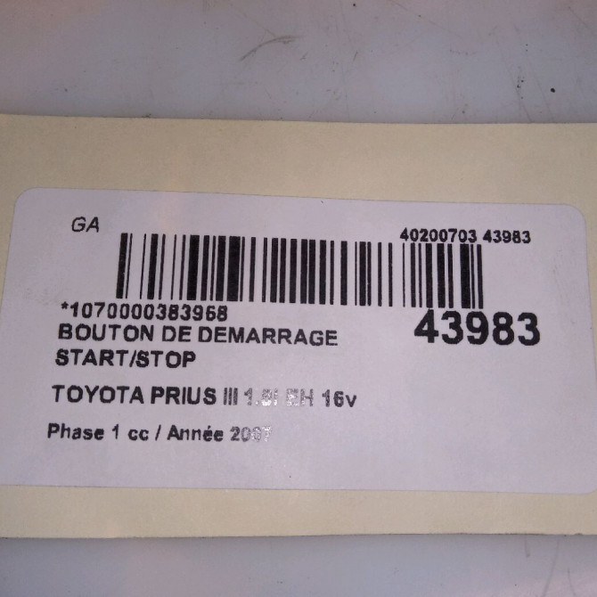 occasion TOYOTA PRIUS II 4