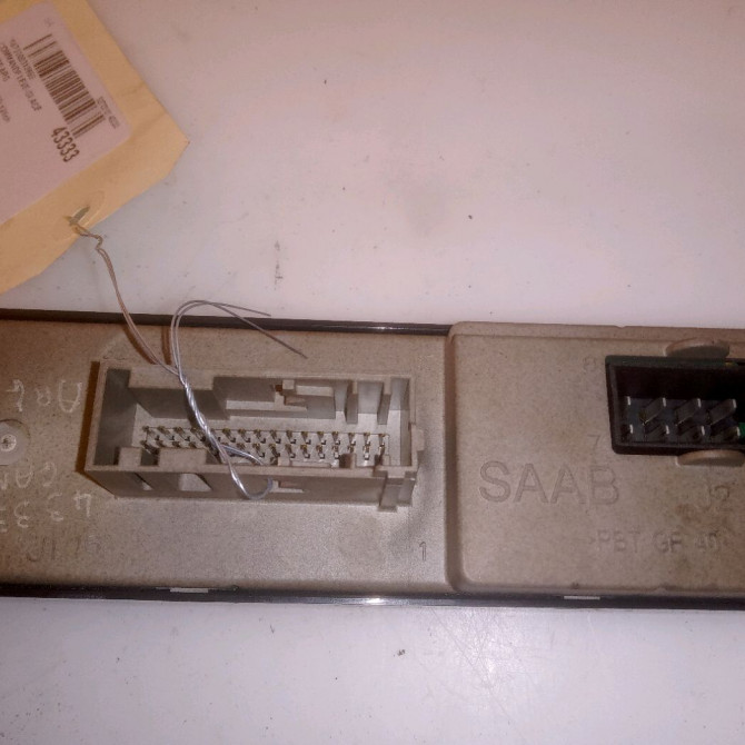 Commande leve-glace porte arrière gauche occasion SAAB 9-3 II Phase 1 09-2005->09-2007 1.9 TiD 120ch 12771993 4