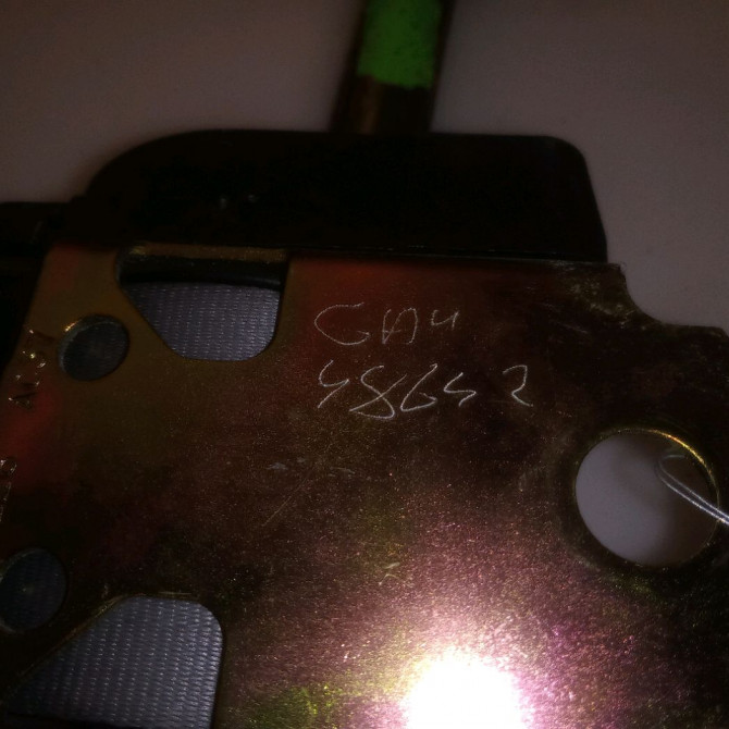 Ceinture arrière droite occasion RENAULT MEGANE I Phase 2 03-1999->06-2003 1.4i 16v 8200091558 4