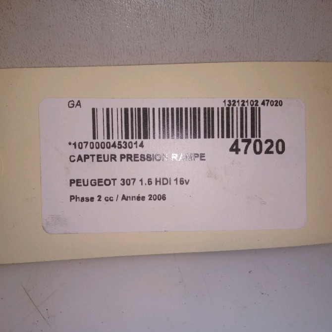 occasion PEUGEOT 307 Phase 2 06-2005->03-2008 1.6 HDI 16v 110ch 6