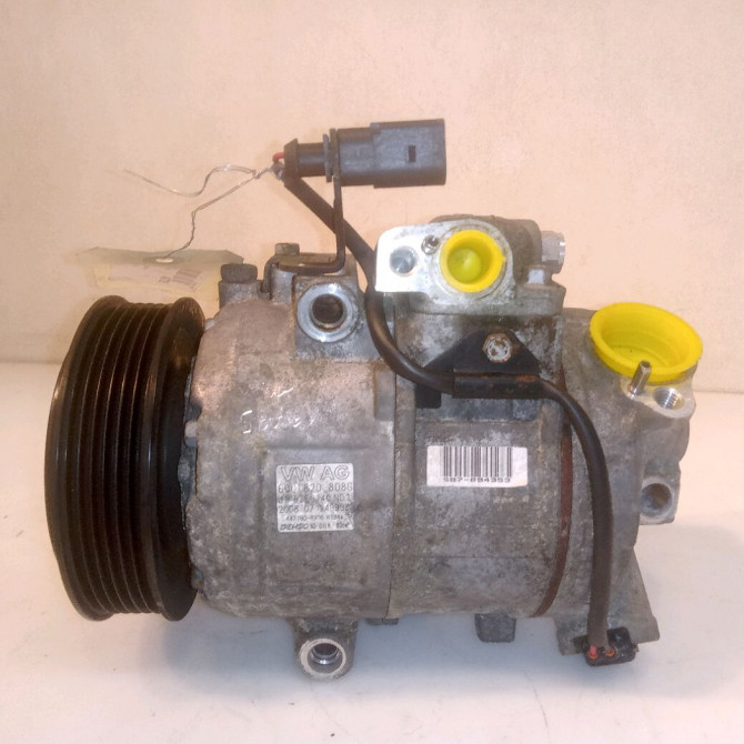 Compresseur air conditionne occasion SKODA FABIA II Phase 1 05-2007->03-2010 1.2i 60ch 6R0820803F 2