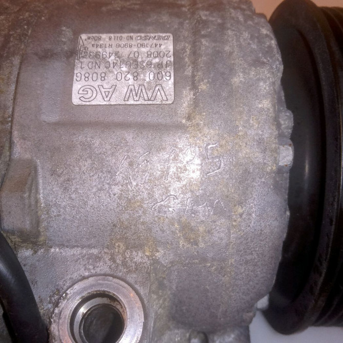 Compresseur air conditionne occasion SKODA FABIA II Phase 1 05-2007->03-2010 1.2i 60ch 6R0820803F 6