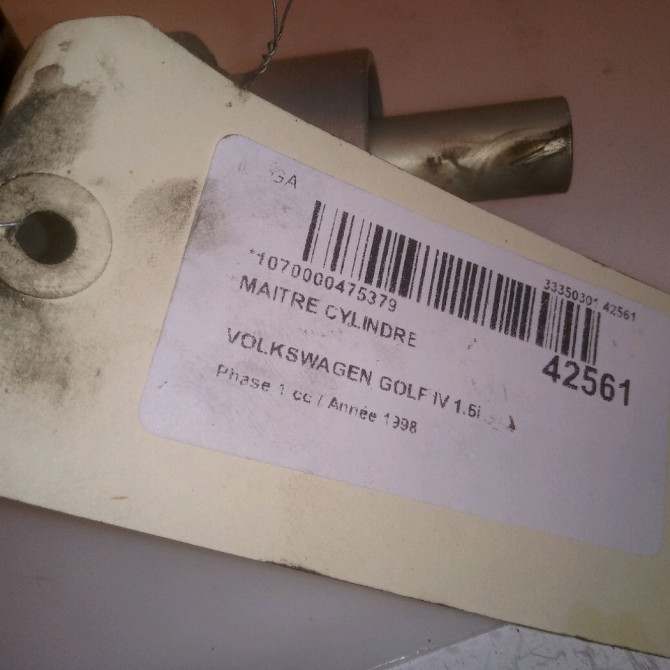 Maitre cylindre occasion VOLKSWAGEN GOLF IV GOLF IV Phase 1 1998-01-01->2005-06-30 1.6i 5