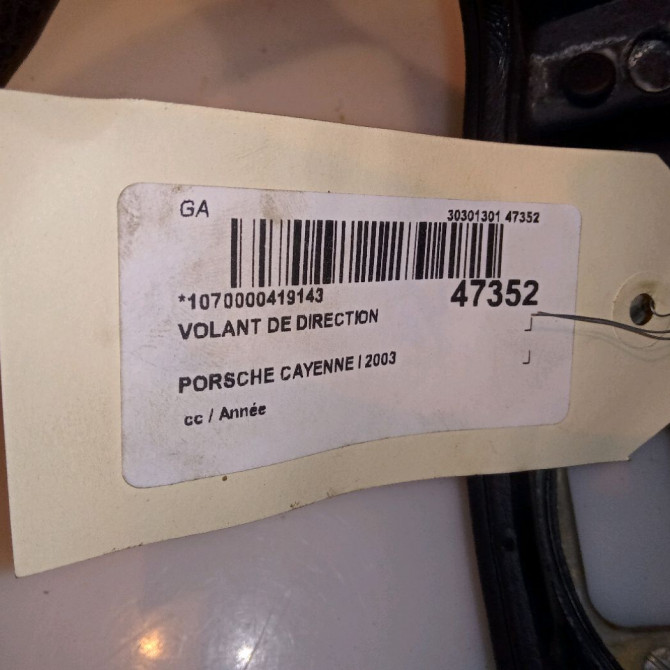 Volant de direction occasion PORSCHE CAYENNE I 4