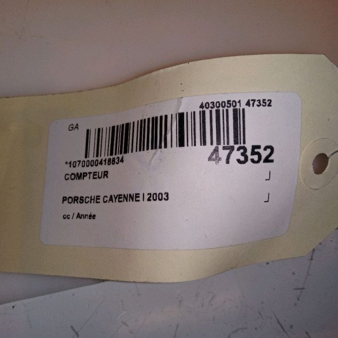 Compteur occasion PORSCHE CAYENNE I 4