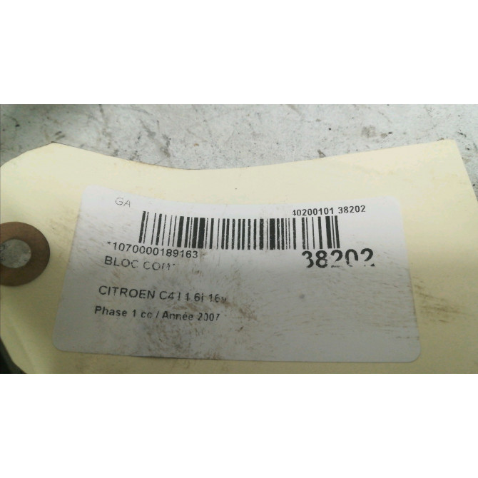Bloc commodos occasion CITROEN C4 I Phase 1 11-2004->07-2008 1.6i 16v 624346 5