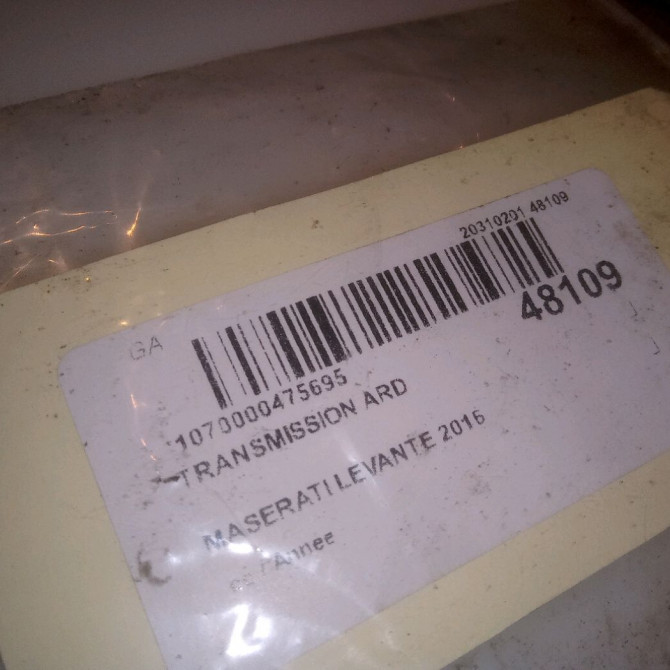 Transmission arrière droite occasion MASERATI LEVANTE 5
