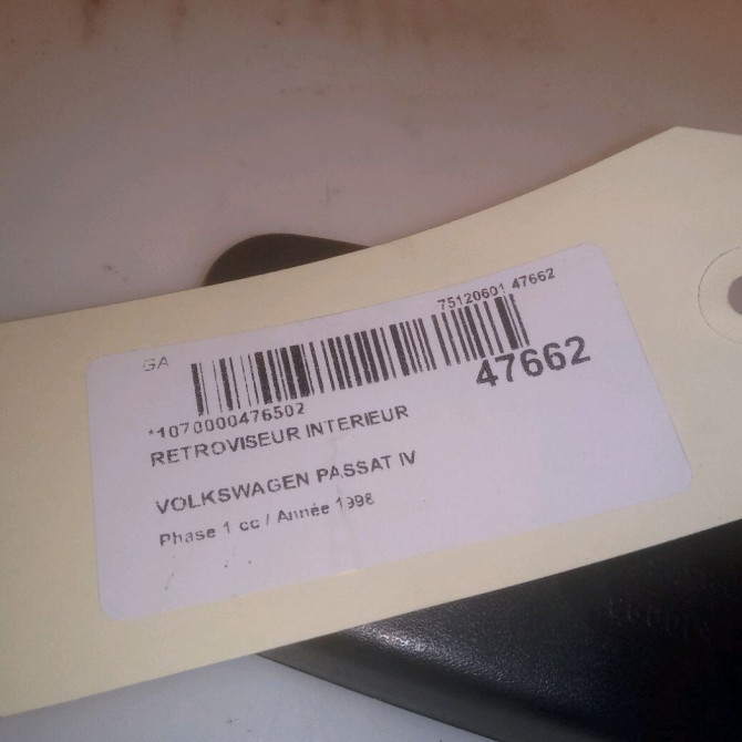 Retroviseur interieur occasion VOLKSWAGEN PASSAT IV Phase 1 10-1996->10-2000 1.9 TDI 90ch 3C0857511J9B9 4