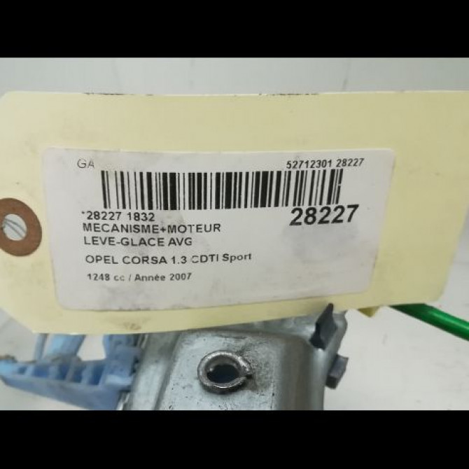 Mecanisme+moteur leve-glace avg occasion OPEL CORSA IV 39161989 5