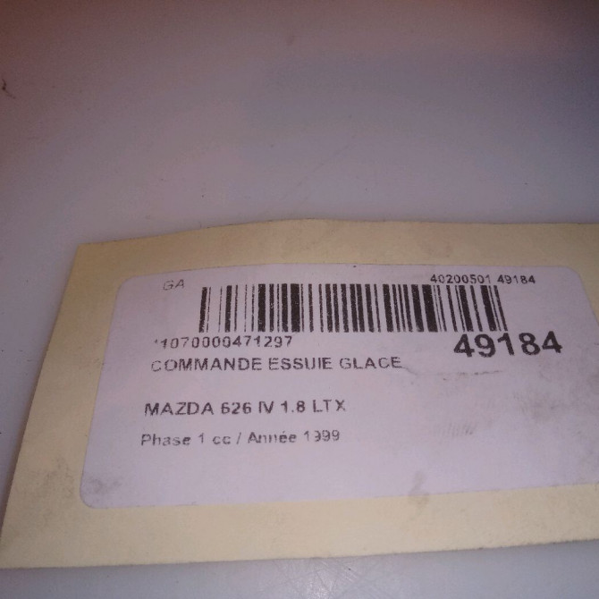 Commande essuie glace occasion MAZDA 626 IV Phase 1 07-1997->12-1999 1.8 LTX 5