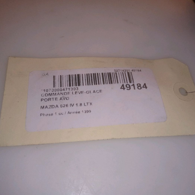 Commande lève-glace porte avant gauche occasion MAZDA 626 IV Phase 1 07-1997->12-1999 1.8 LTX 4