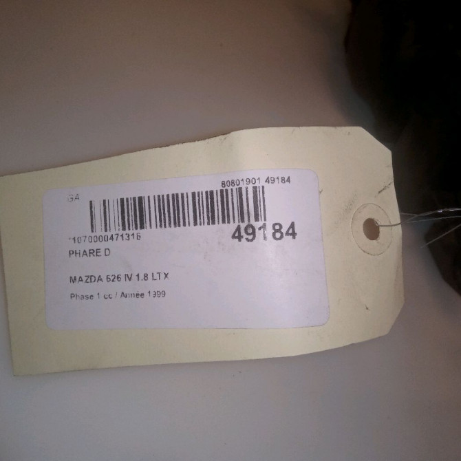 Phare droit occasion MAZDA 626 IV Phase 1 07-1997->12-1999 1.8 LTX 4