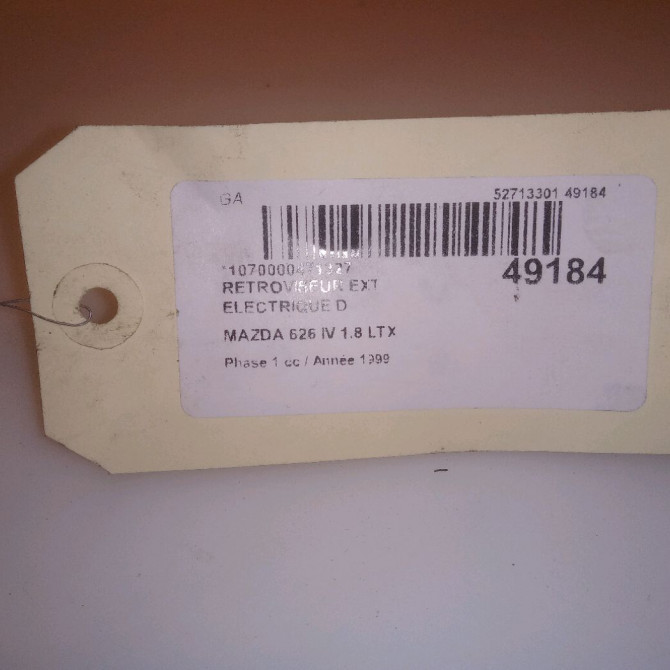 Retroviseur exterieur electrique droit occasion MAZDA 626 IV Phase 1 07-1997->12-1999 1.8 LTX 5