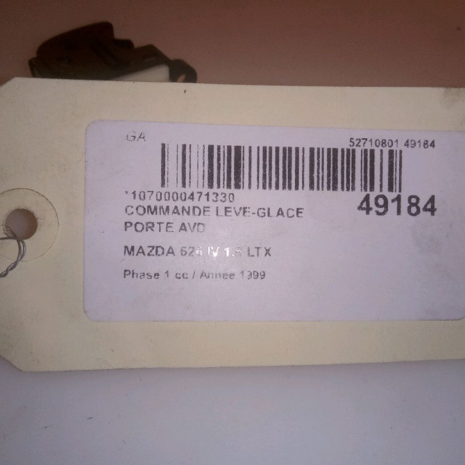 Commande lève-glace porte avant droite occasion MAZDA 626 IV Phase 1 07-1997->12-1999 1.8 LTX 4