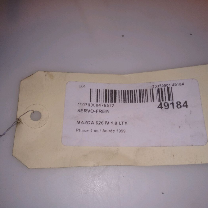 Servo-frein occasion MAZDA 626 IV Phase 1 07-1997->12-1999 1.8 LTX 4