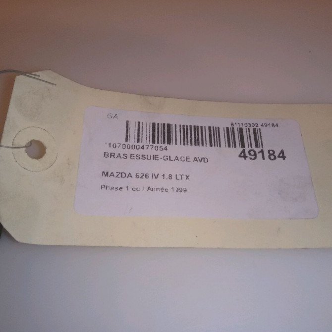 Bras essuie-glace avant droit occasion MAZDA 626 IV Phase 1 07-1997->12-1999 1.8 LTX 3