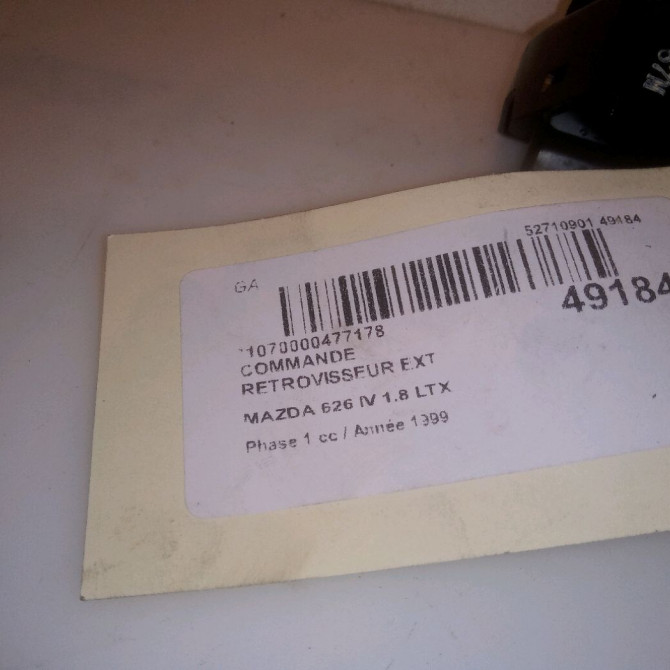 Commande rétroviseurs extérieures électriques occasion MAZDA 626 IV Phase 1 07-1997->12-1999 1.8 LTX 4