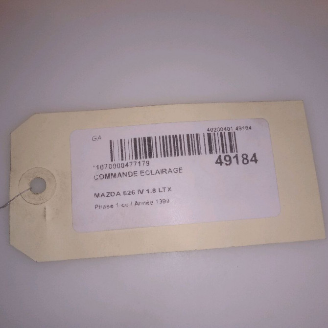 Commande eclairage occasion MAZDA 626 IV Phase 1 07-1997->12-1999 1.8 LTX 4
