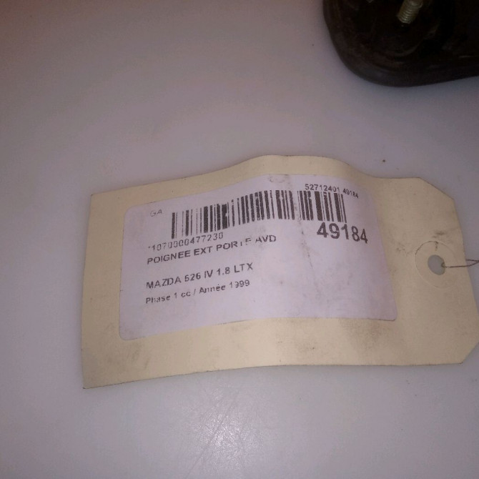 Poignee ext porte avd occasion MAZDA 626 IV Phase 1 07-1997->12-1999 1.8 LTX 4
