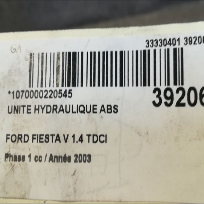 Unité hydraulique ABS occasion FORD FIESTA V Phase 1 09-2002->10-2005 1.4 TDCI 1146149 4