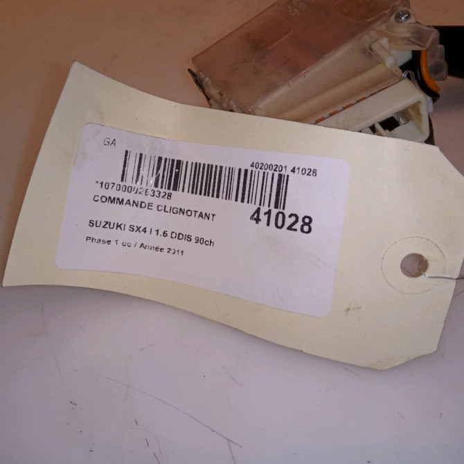 Commande clignotant occasion SUZUKI SX4 I Phase 1 04-2006->03-2014 1.6 DDIS 90ch 3721062JA1 4