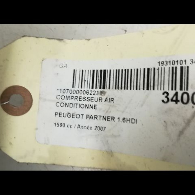 Compresseur air conditionne occasion PEUGEOT PARTNER I Phase 2 11-2002->05-2008 9800851980 5