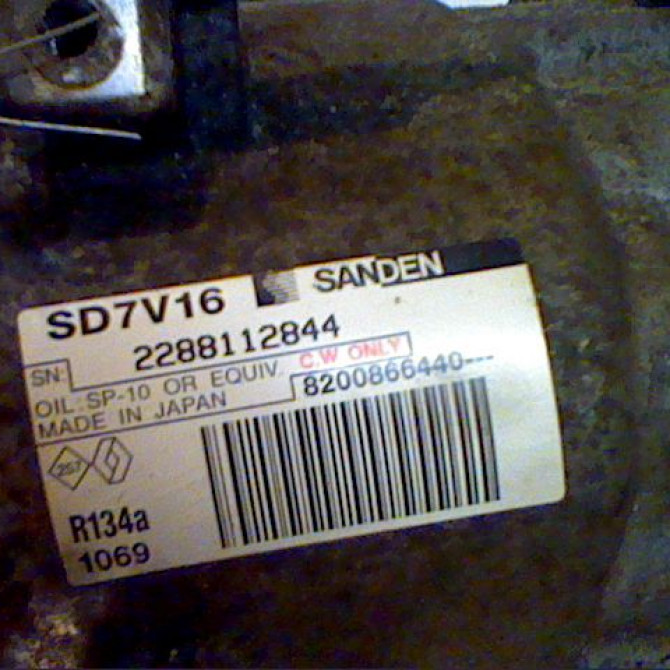 Compresseur air conditionne occasion DACIA SANDERO I Phase 1 06-2008->10-2012 1.5 DCI 85ch 926000097R 3