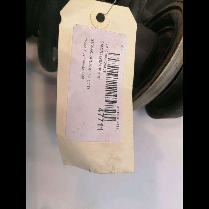 Amortisseur avant droit occasion SUZUKI SPLASH Phase 1 03-2008->12-2012 1.3 CDTI 75ch 4160151KD2 3