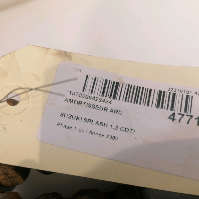 Amortisseur arrière droit occasion SUZUKI SPLASH Phase 1 03-2008->12-2012 1.3 CDTI 75ch 4180051KA0 3