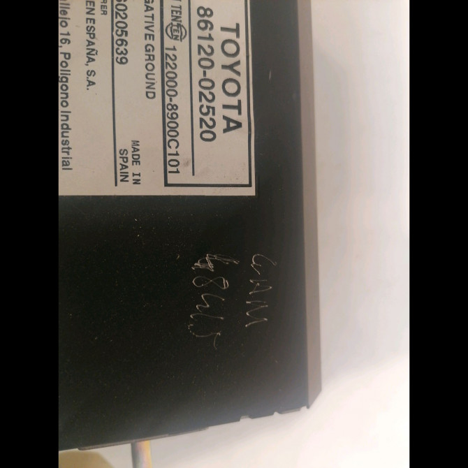 Autoradio occasion TOYOTA AURIS I Phase 1 03-2007->03-2010 2.0 D-4D 8612002571EX 4