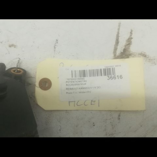 Potentiometre accelerateur occasion RENAULT KANGOO II Phase 1 01-2008->03-2013 1.5 DCI 105ch 3